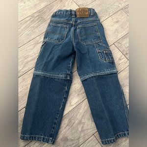 Vintage DEADSTOCK Carters “watch the wear” convertible jeans | Boys